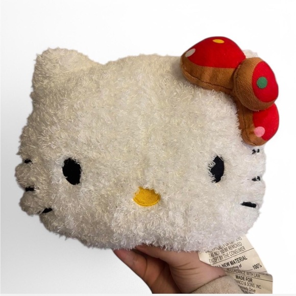 Hello Kitty Nogginz Small Plush Face Pillow - Picture 2 of 9